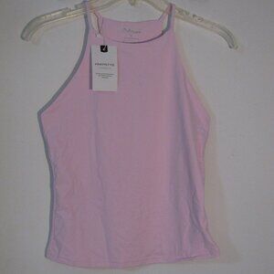 * Pink M Style Athletic Yoga Top Small NWT Quality Thick Fabric Stretch Crop
